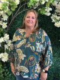 Boho Paisley Blouse