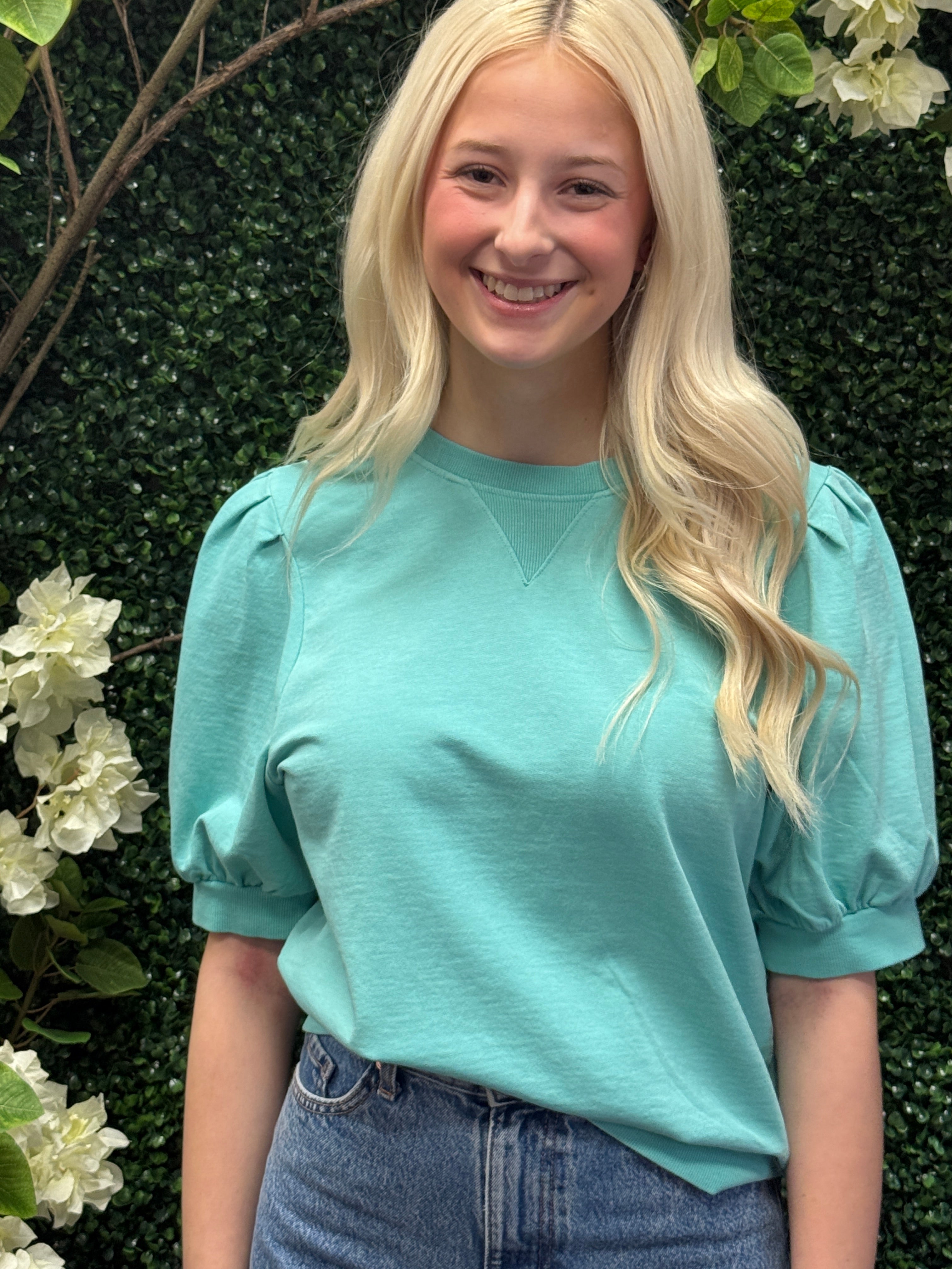 Short Sleeve Sweatshirt