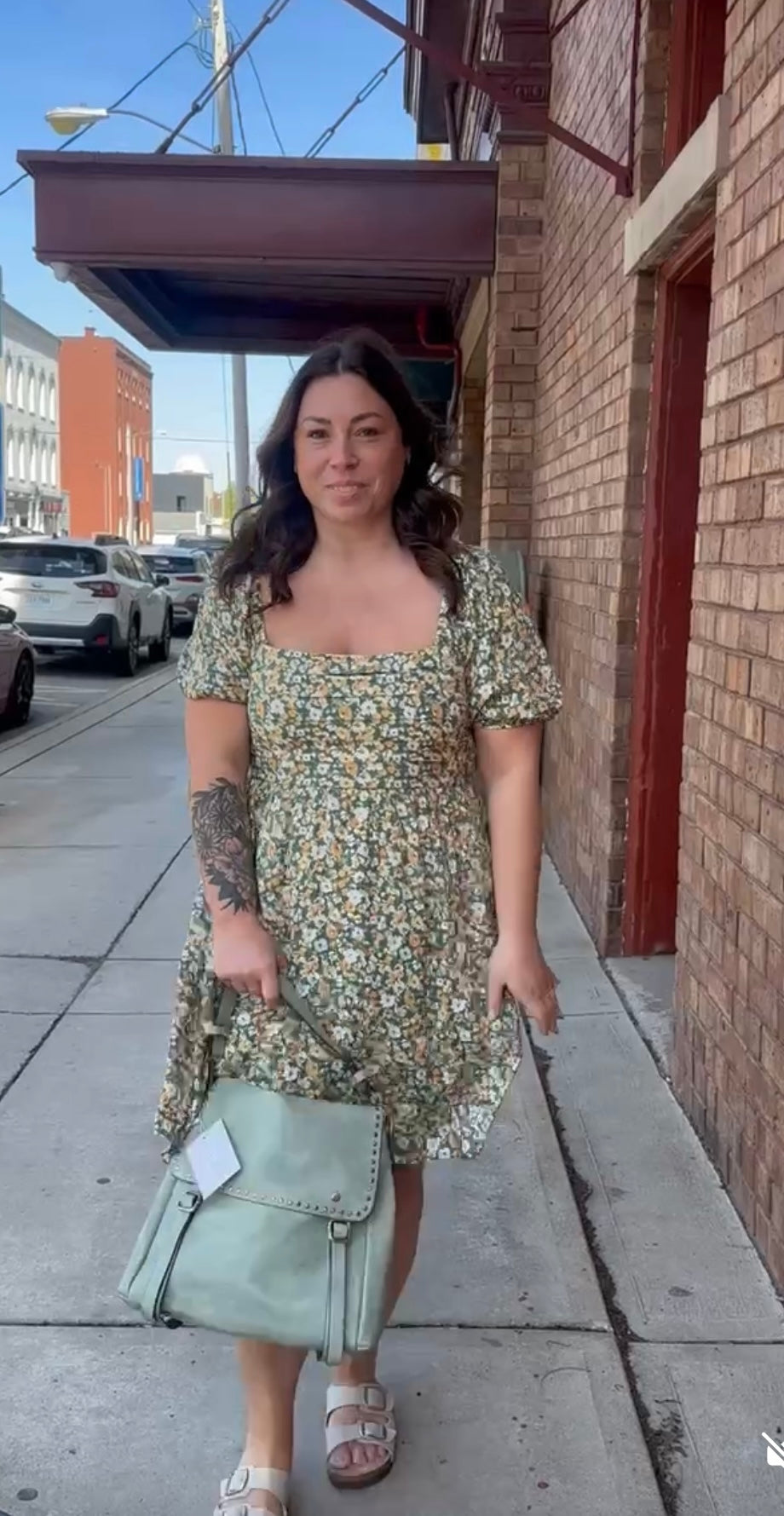 Plus Size Floral Dream Baby Doll Dress
