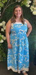 Plus Size Woven Midi Dress