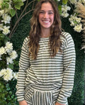 Coastal Knit Striped Tops