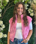Puffy Faux Fur Vest