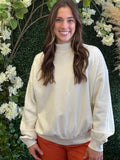 Mock Neck Sweatshirt