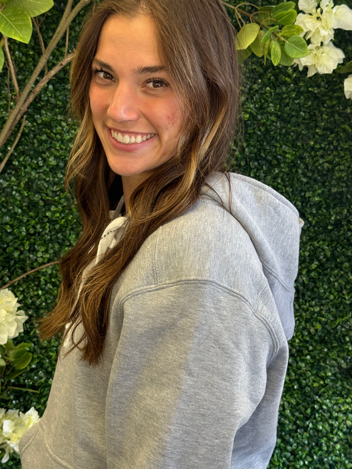 Sport Lace Hooded Sweatshirt