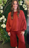 Quilted Knit Capri Pants