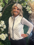 Cream Layering Lace Top