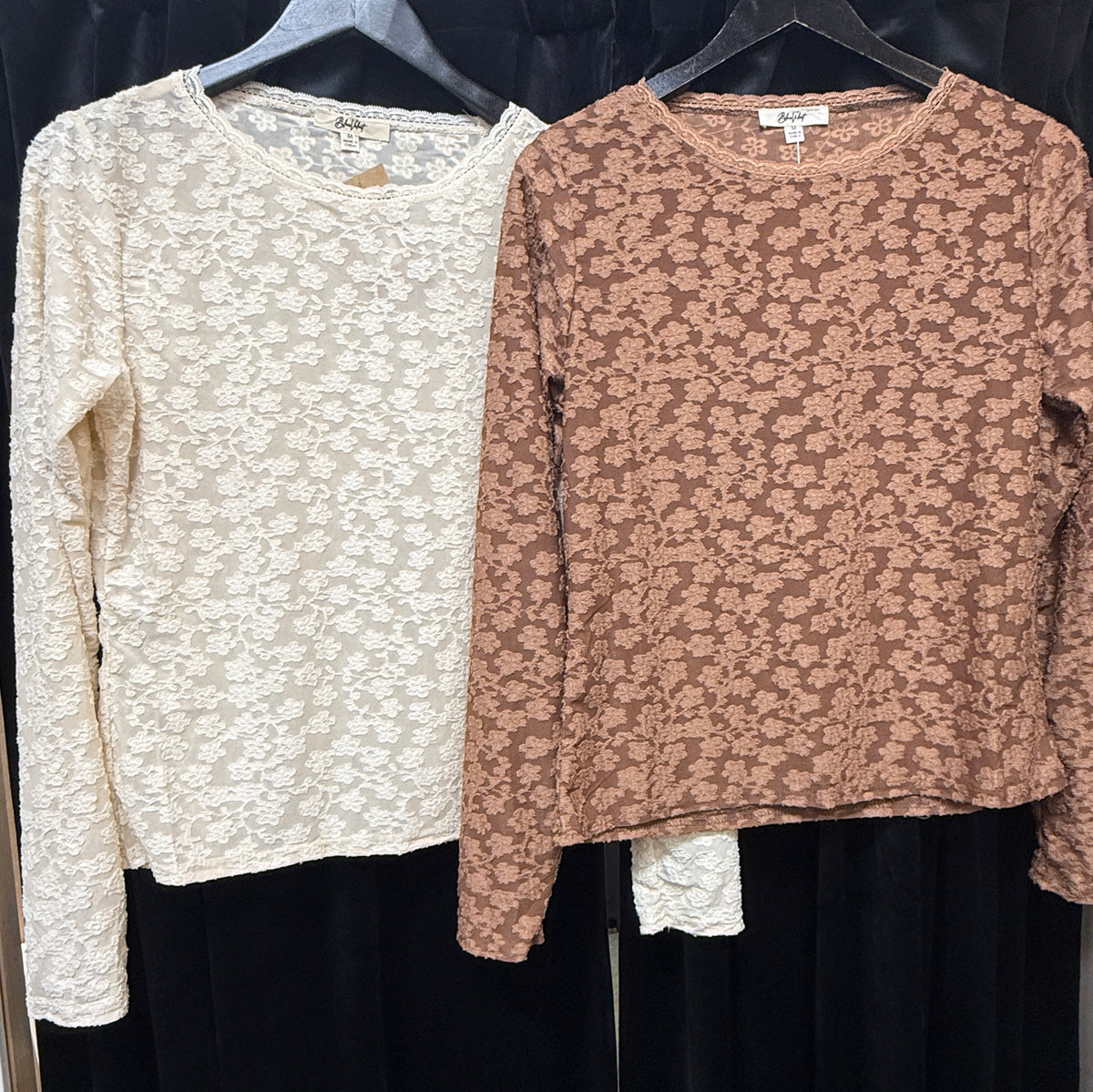 Lace Long Sleeve Fitted top