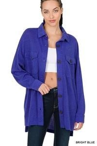 Oversized Jacquard Jacket