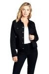 Black jean jacket