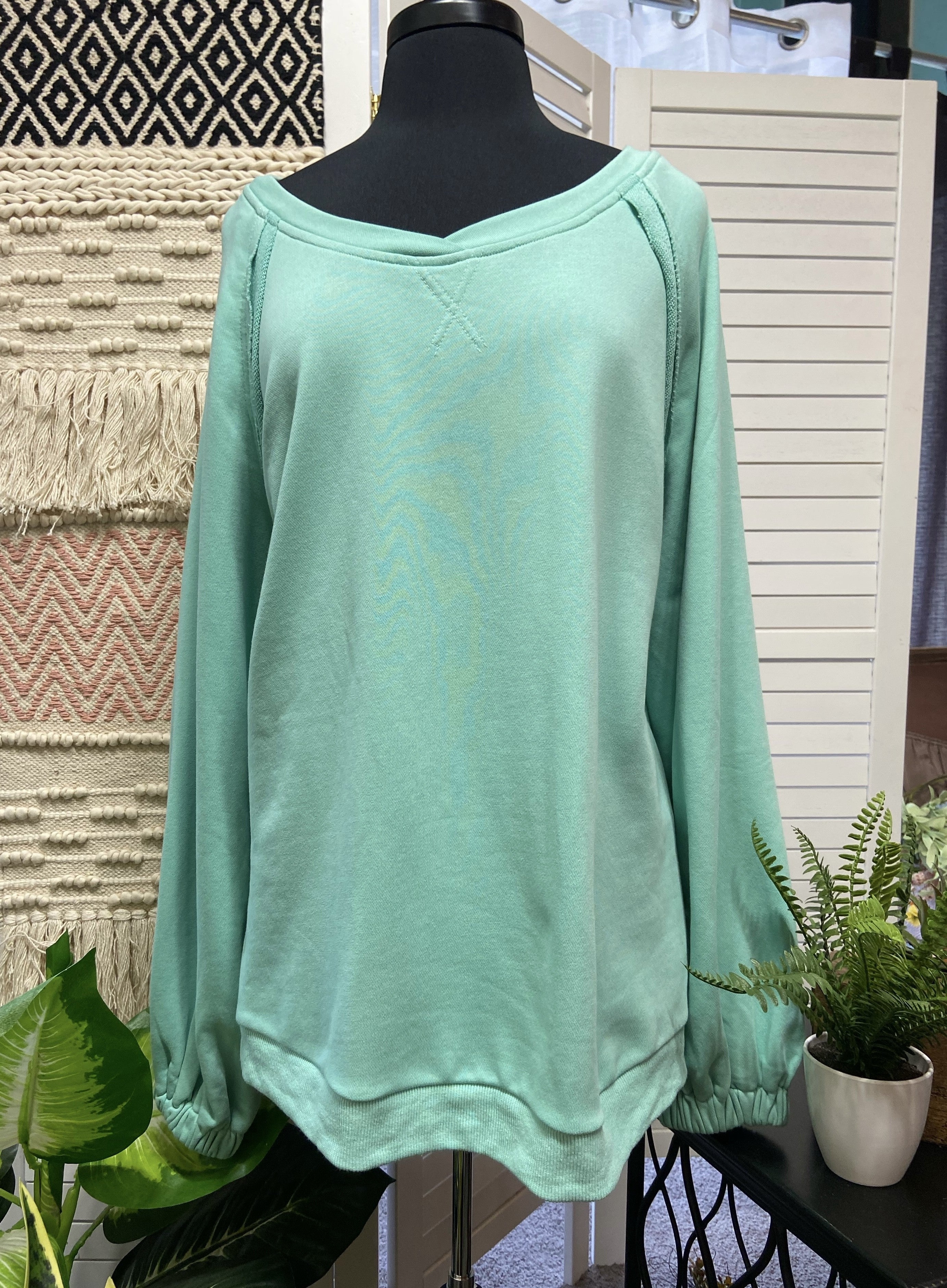 Effortless Chic French Terry Top