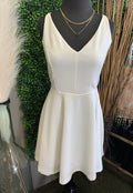 White Poly Dress