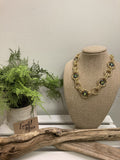 Gold iridescent necklace