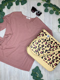 Hi-Low Hem Front Seam Sweater