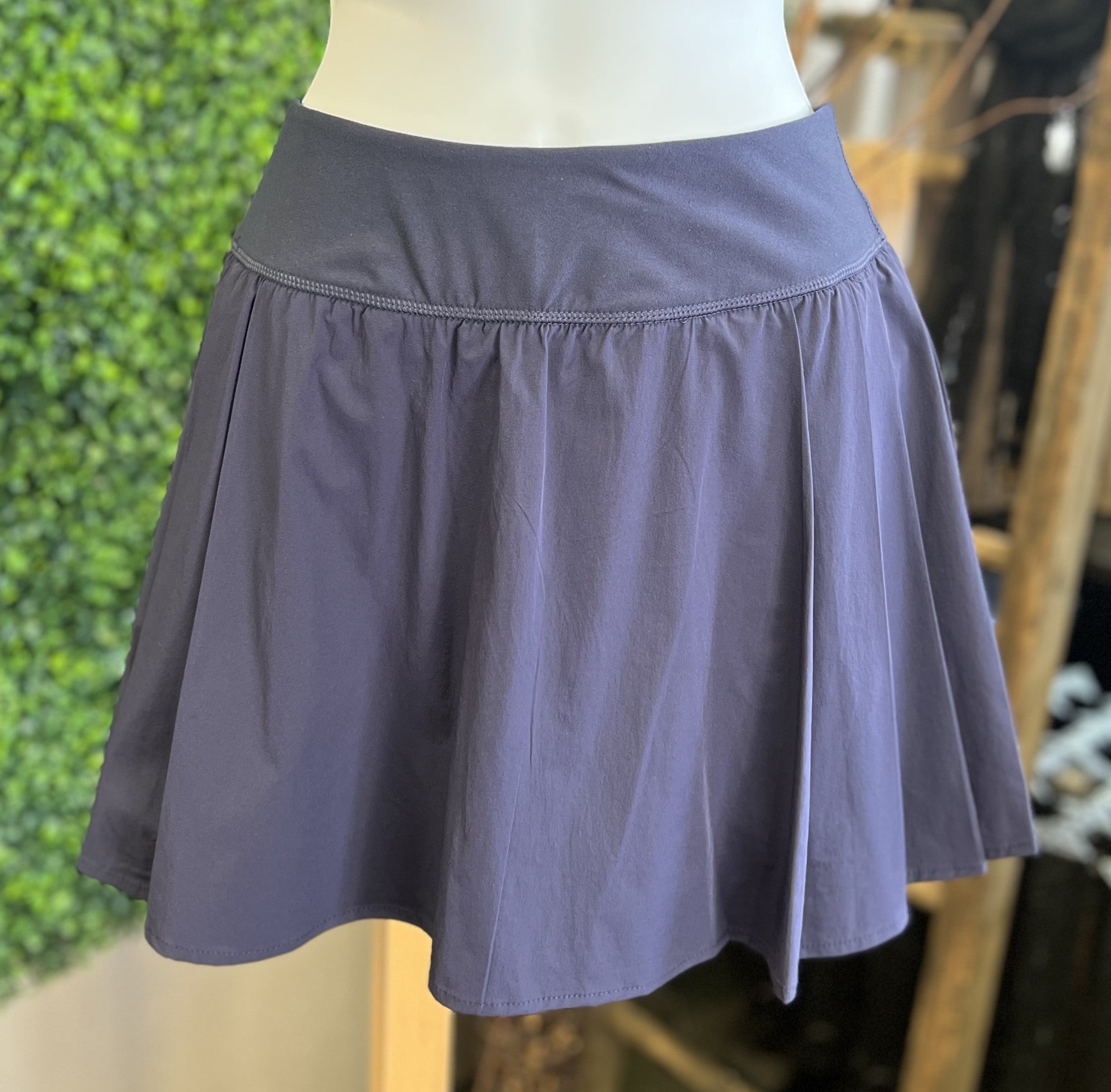 Stretch Pleated Skort