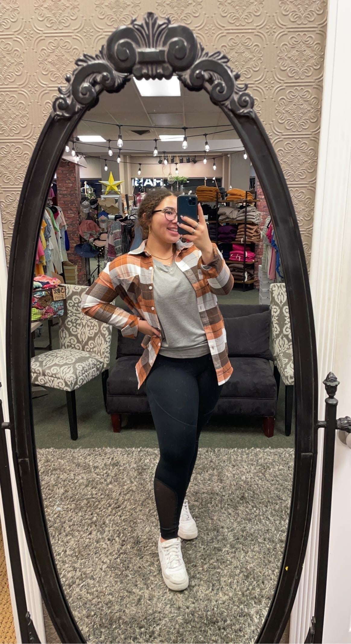 Light Flannel Checked Shirt