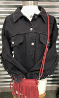 Fringe Sleeve Jacket
