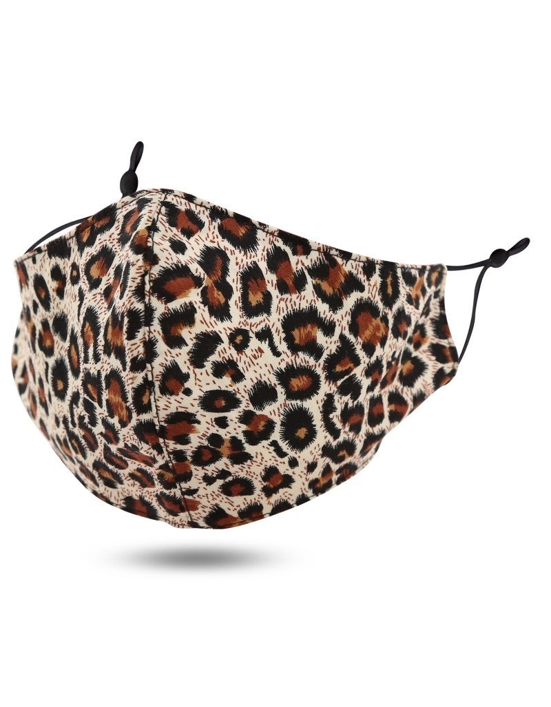 Cheetah Mask w/ Extra Nose Covering