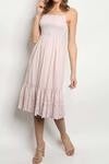 blush embroidered dress