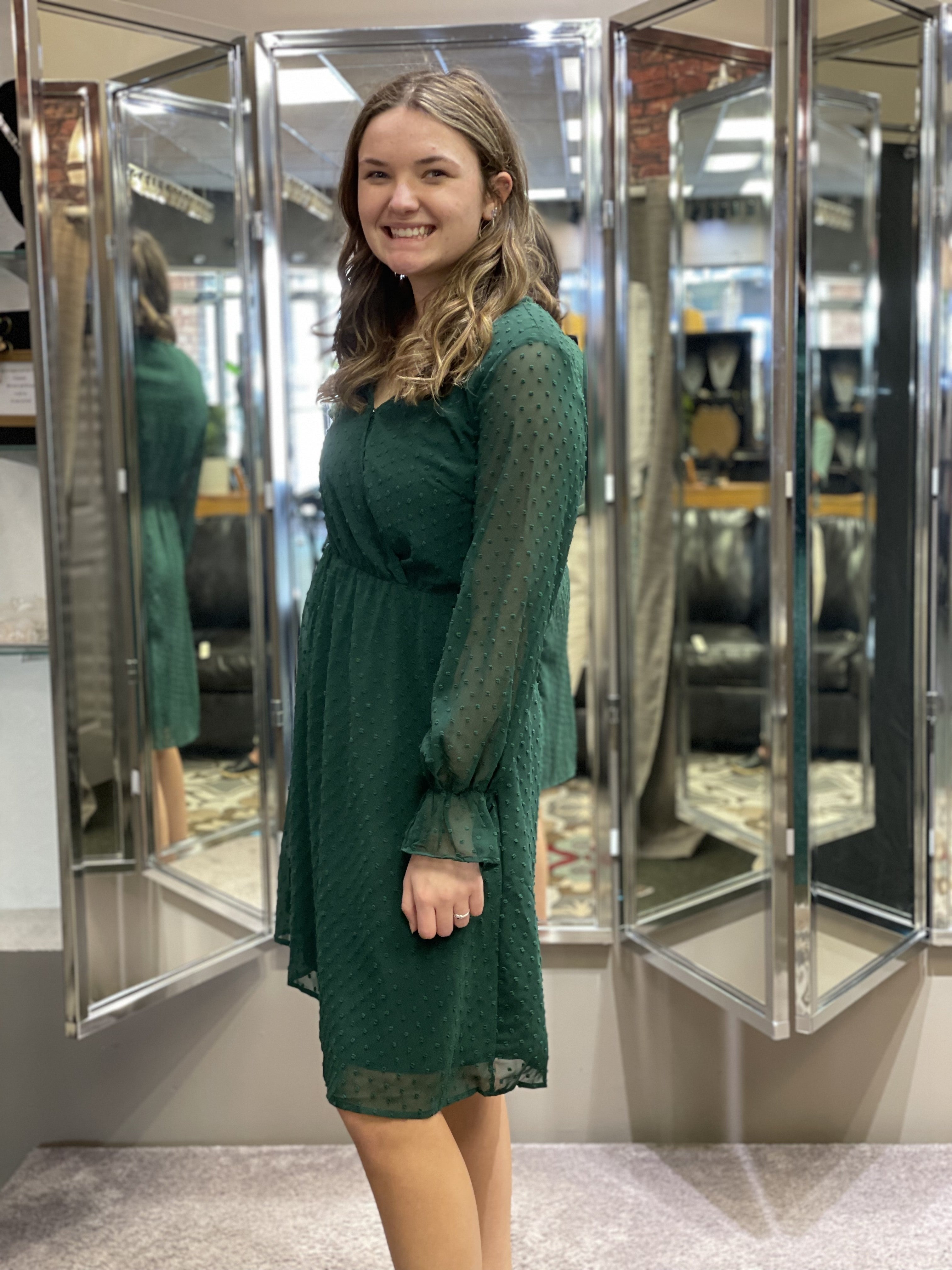 Green Swing Dress