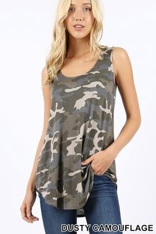 Camo tank top