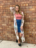 Long Rose Kimono