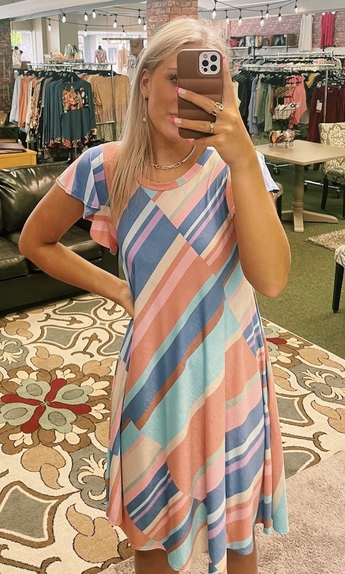 Sherbert Swirl Dress