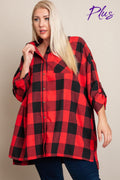 red buffalo plaid shirt