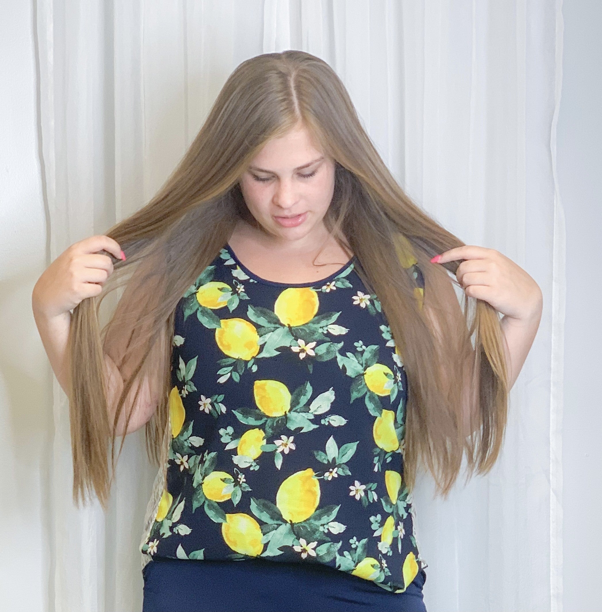Lemon Sleeveless Top