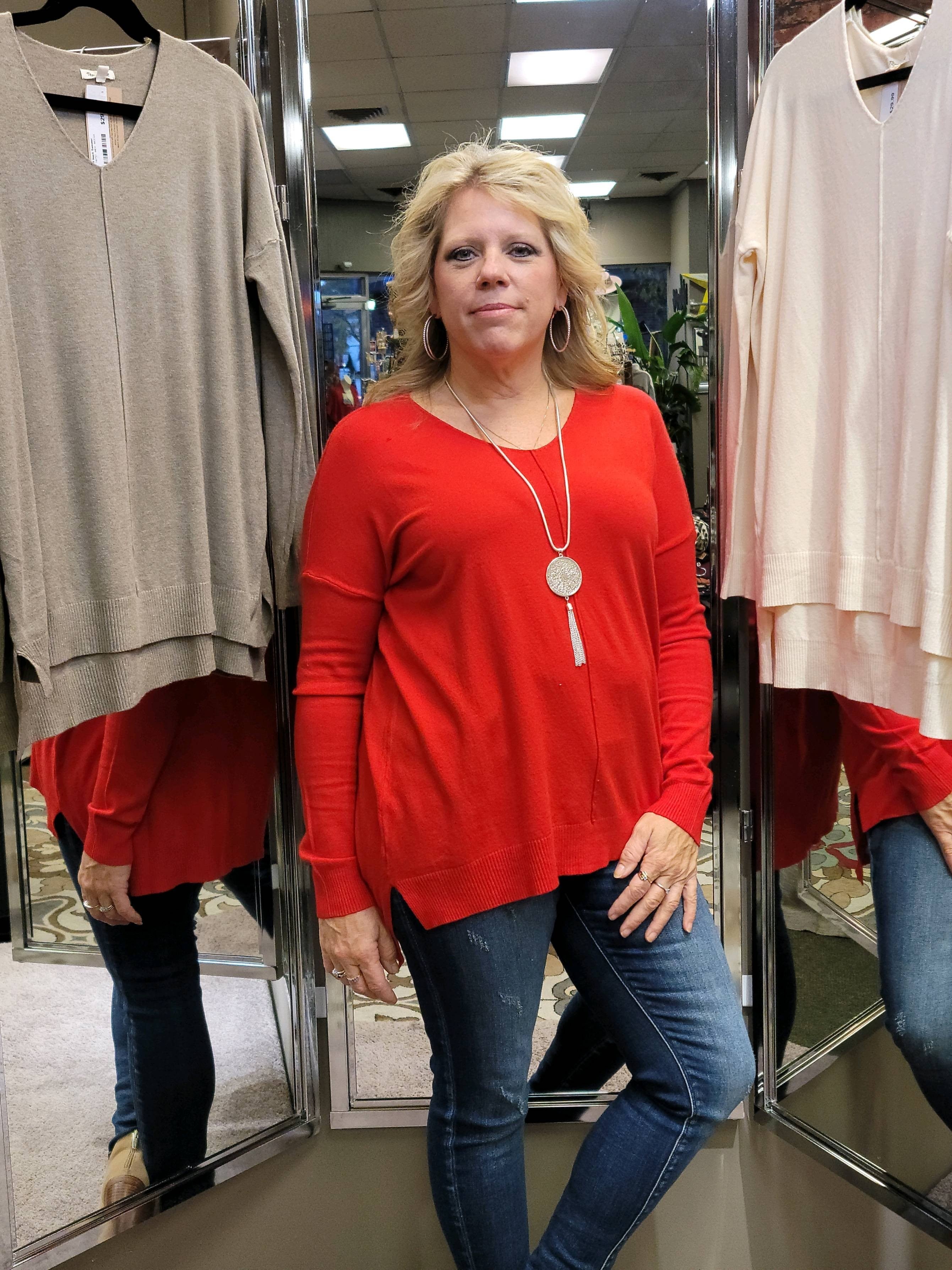 V Neck Sweater