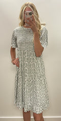 Sage Polka Dot Dress
