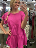 Fuchsia Layered Top