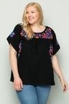 embroidered top