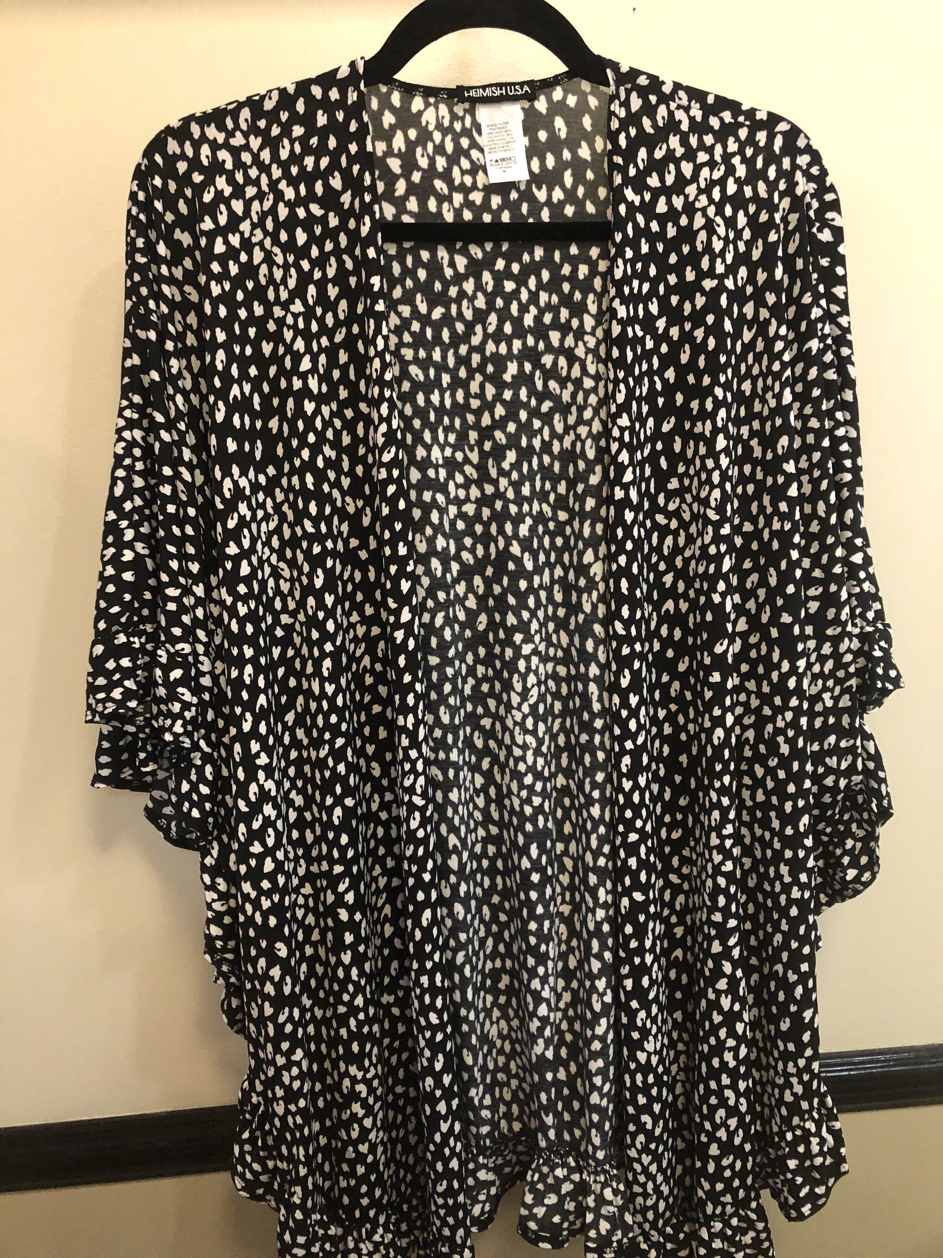 Dalmation Print Kimono