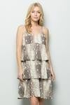 Snakeskin dress