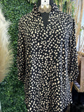 3/4 Sleeve Mandarin Colored top
