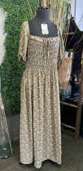 Floral Smocked Maxi Dress