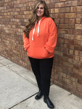 Plus size loose fit hoodie