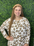 Ivory Cheteah Pullover