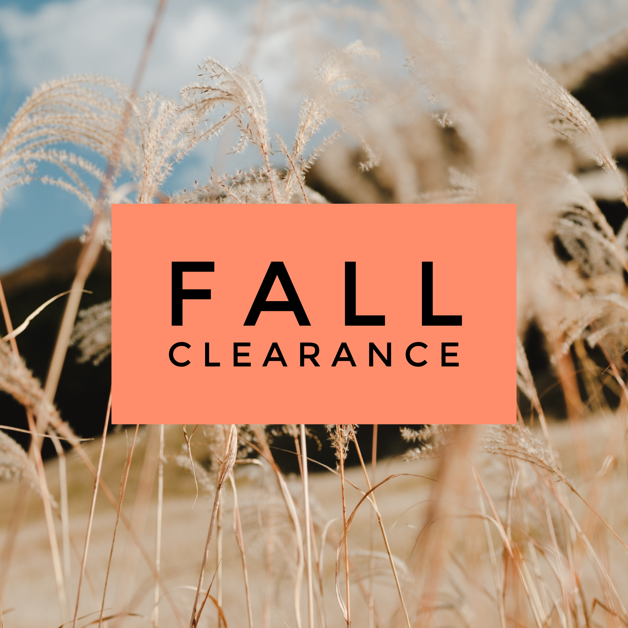 Fall Clearance
