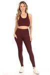 2 pc. legging set w/sports bra