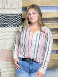 Pink Tie Dye Tunic Top