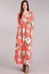 Floral Print Baby doll Maxi dress