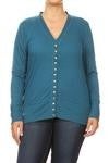 Black v-neck cardi