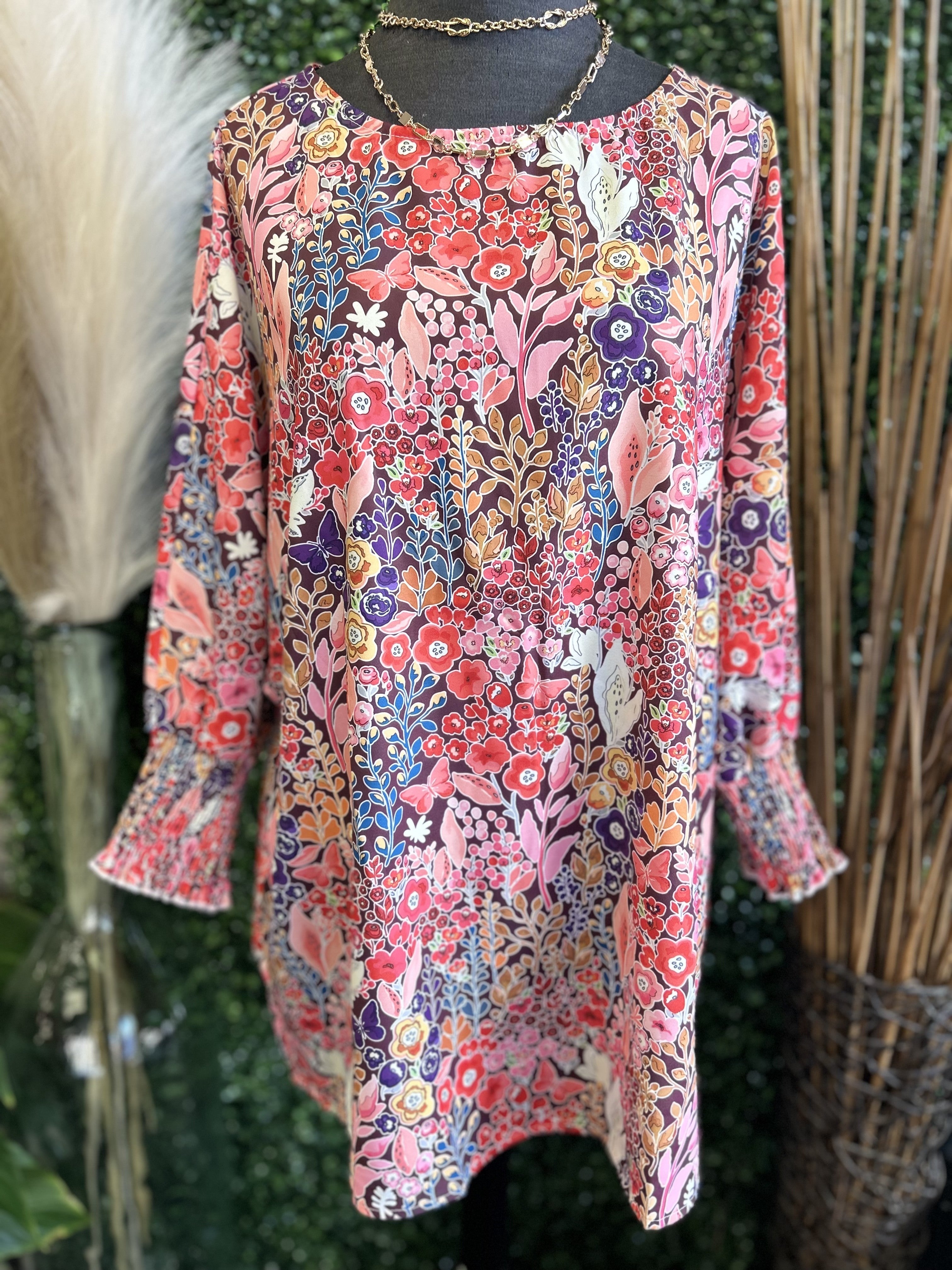 Flower Print Top