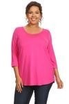 fuchsia basic tshirt