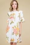 floral swing dress