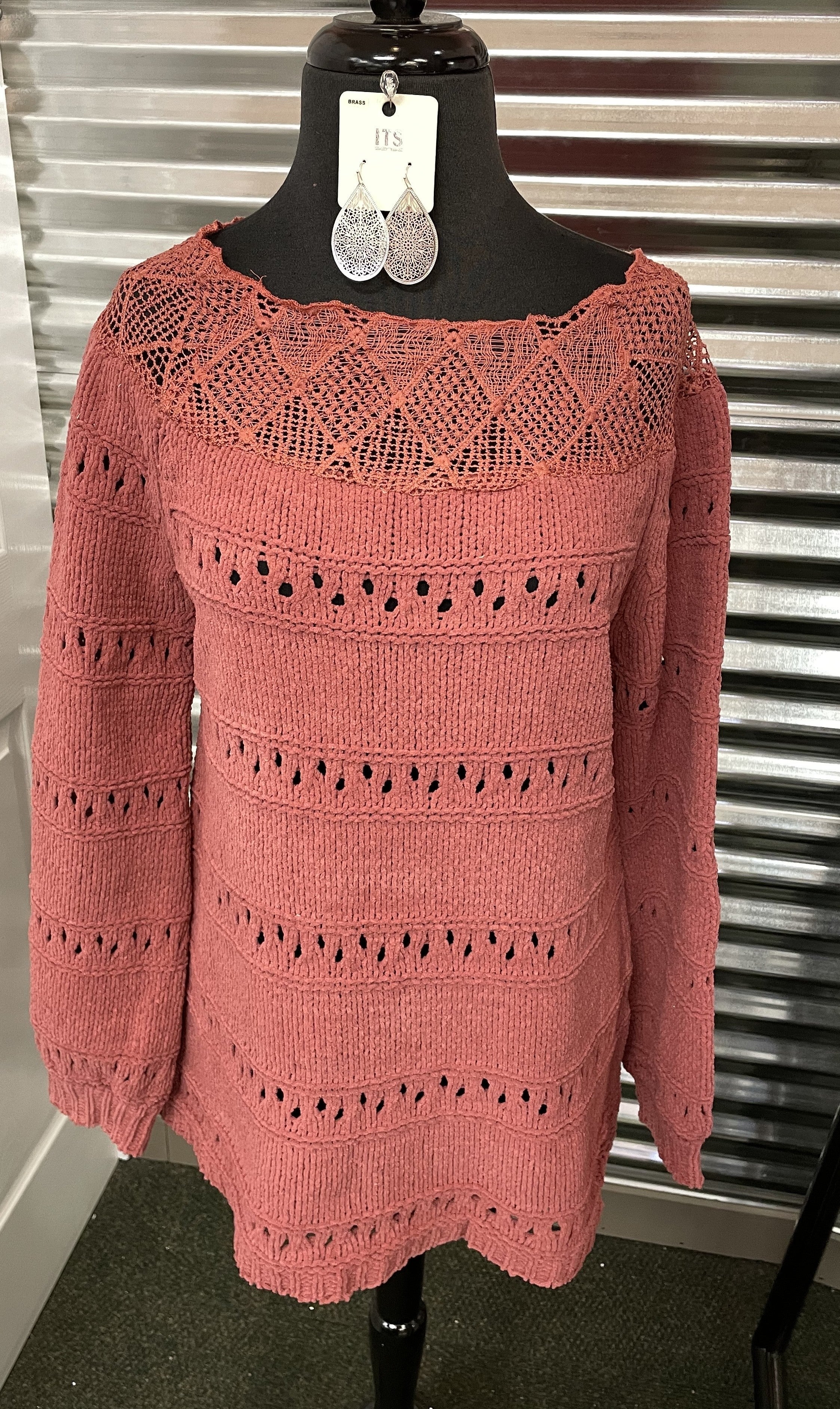Crochet Loose Fit Sweater