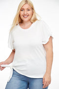 white front tied top
