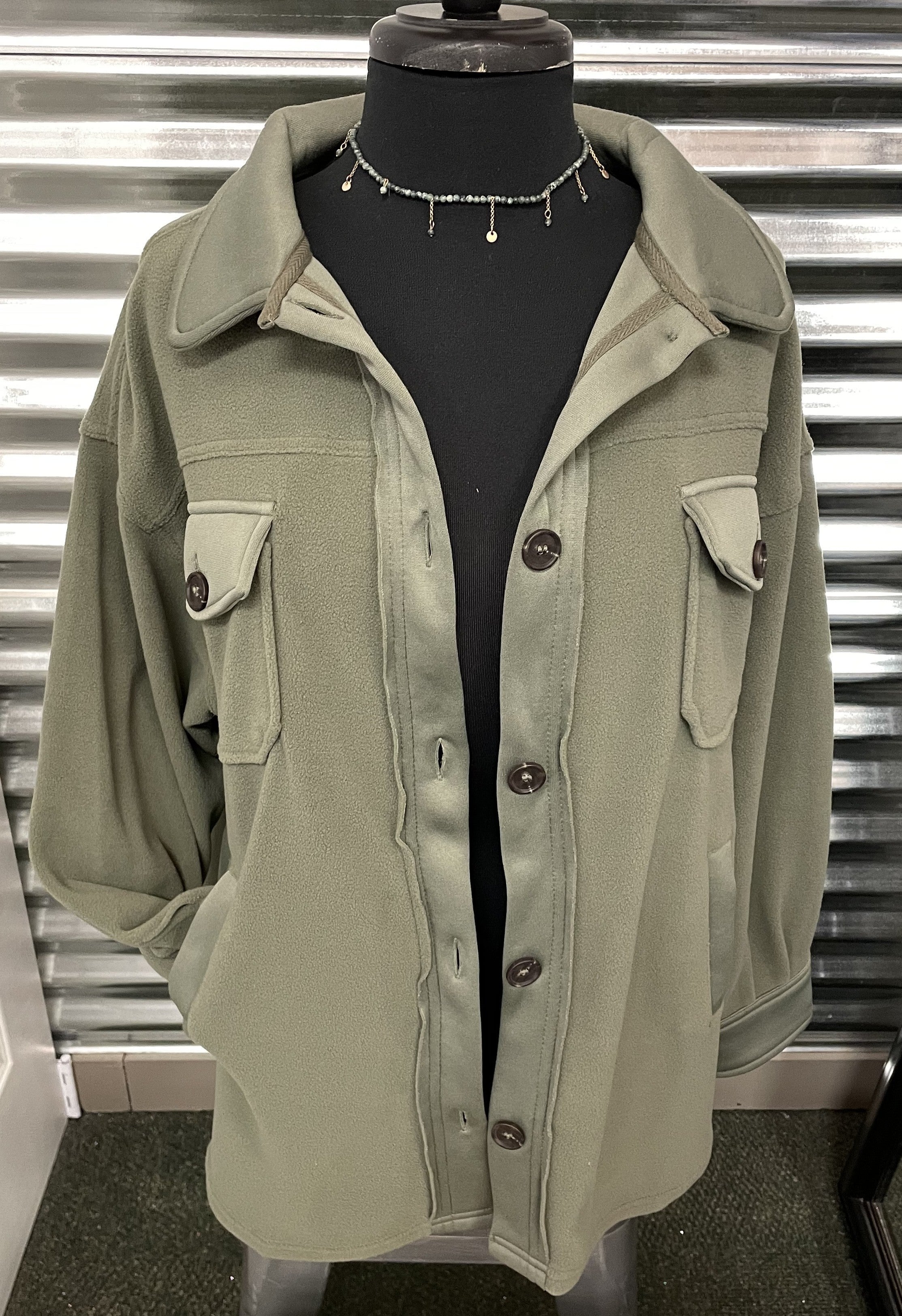 Oversized Fleece Shacket