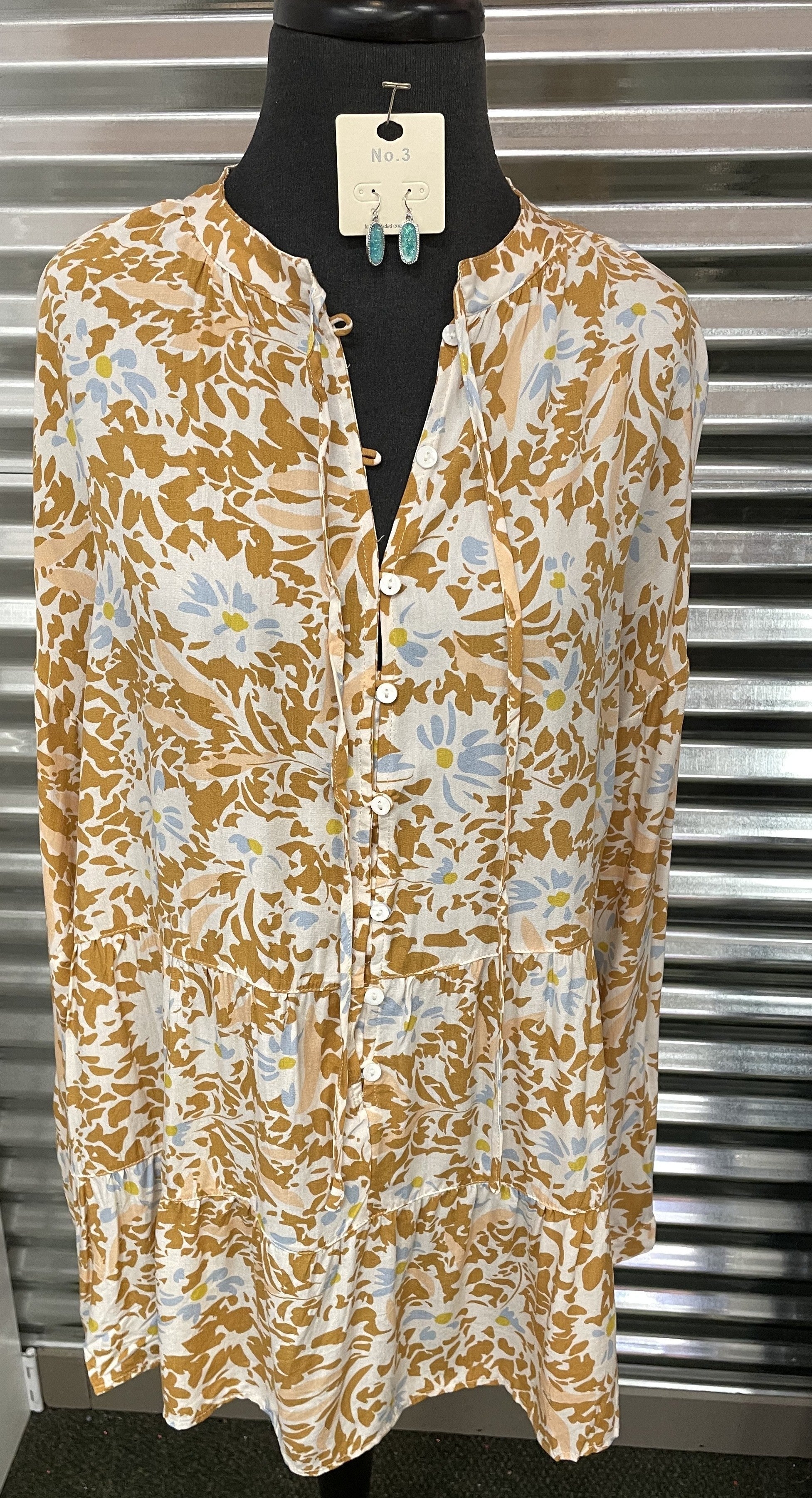 Floral Baby Doll Top